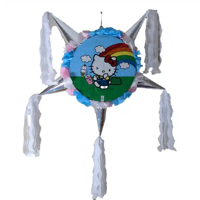 3' Star Shaped Hello Kitty Pinata