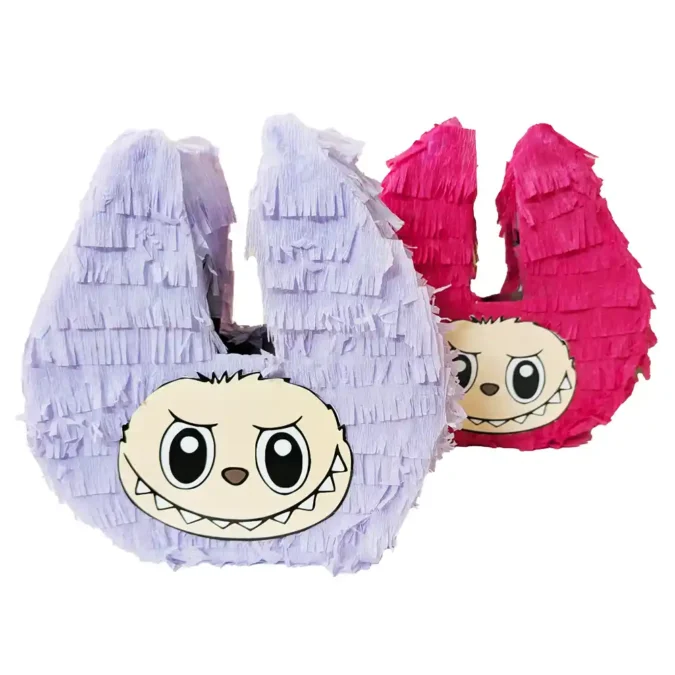 Labubu Mini Favor Pinatas 4 Pack